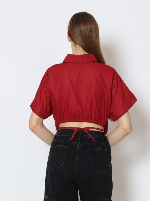 BFP HG Layla Back Tied Shirt Top
