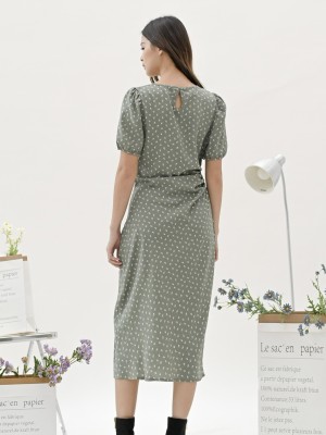 martha printed dress