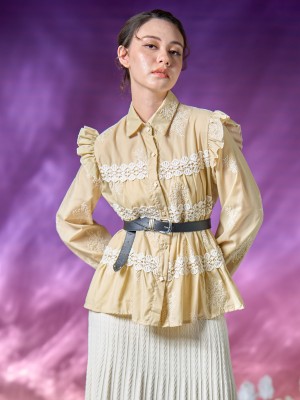 WW Embroidery Tiered Shirt