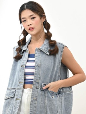 Oversize Denim Vest