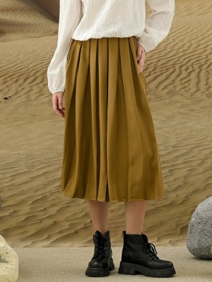 EID4 Milan Long Pleats Skirt