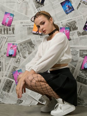 Elena Back Tied Top