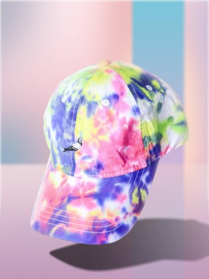 Bird Tropical Colour Tie Dye Baseball Cap