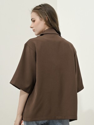 Short Sleeves Blazer