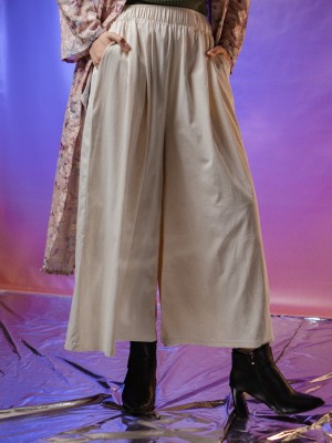 WW Nasra Elastic Wide Leg Pants