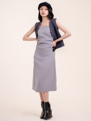 SMARTEN STRIPES TUBE DRESS