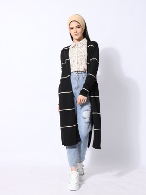 Ramadhan Moon Knitted Long Outer Line