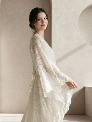 EID ELITE 2pcs Set Full EmbLace Ghamis W/ SatinBelt RO2