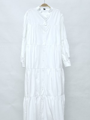 EID23 Tiered Maxi Shirt Dress RO1