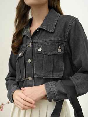 BTC Lily Denim Black Jacket