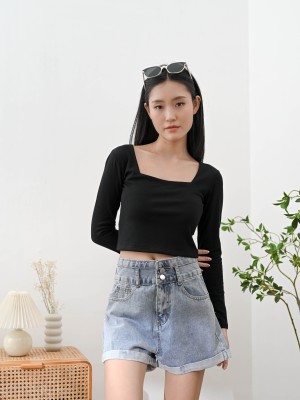 Flo Square Neck Tee