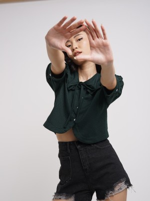 BFP Ruched Collar Cottage Top RO