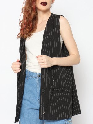 TM STRIPE LONG VEST