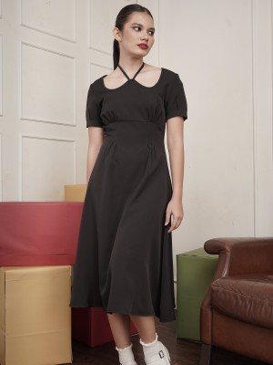 Halter Neck Tied Dress