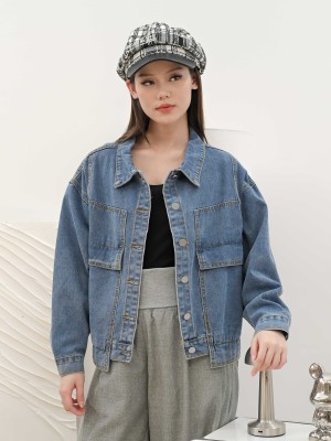 DITOX OVERSIZE DROP OUT POCKET DENIM JACKET