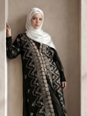 ELITE Tafetta Embroidery Layers Gamis