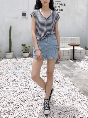 JR CORE Fake Inner With Outer Sleeves Tee