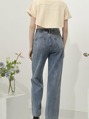 SS23 Ruth Light Blue Cigarette Denim Jeans