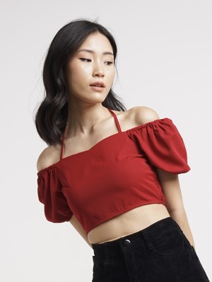 BFP HG Halter Tied Crop Top