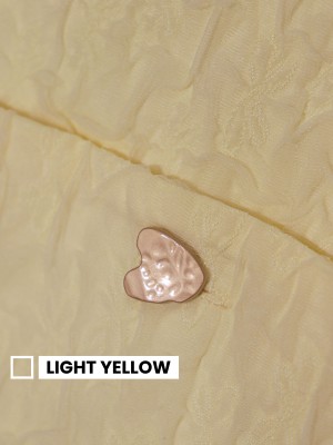 Anneth Heart Button Pastel Shirt