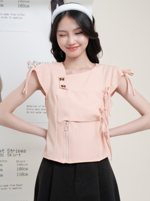 SMARTEN RIBBON BUTTON SHIRT