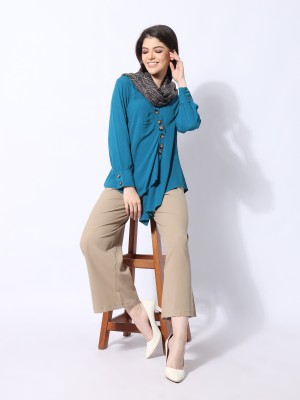 Ramadhan Moon Gathered Sideway Button top