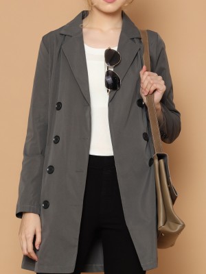 Double Button Long Blazer