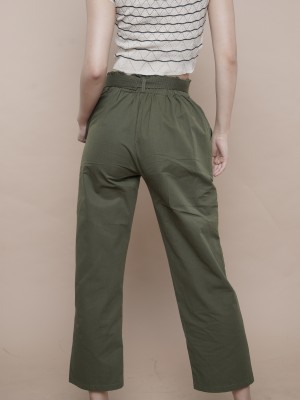 Canvas Pants With Belt