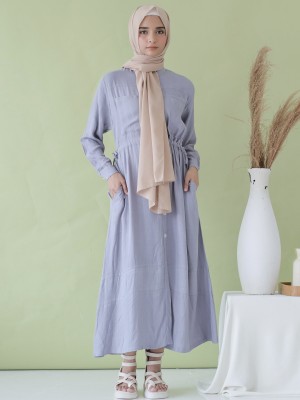 EID23 Yara Waist Drawstring Maxi Dress