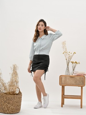 BFP Gingham Back Tied Shirt RO