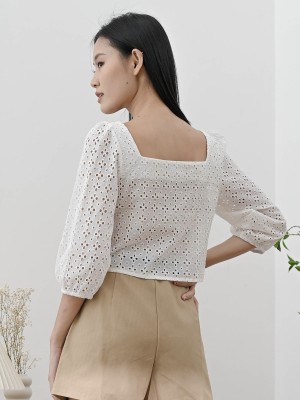 Kara Eyelet Shirt