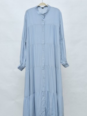 EID23 Tiered Maxi Shirt Dress RO1
