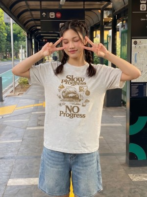 JR CORE NRC Slow Progress Grey Tee
