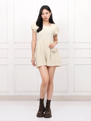 BTC Mia Bubbles Sleeves Playsuit