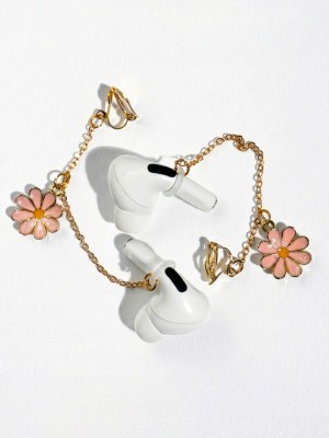 Airpods Pink Daisy Earclip