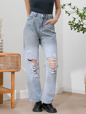 Mia Ripped Light Denim