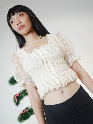 HT24 Cottage Clementine Embroidery Top