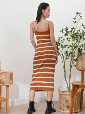 Saige Stripes Bodycon Dress