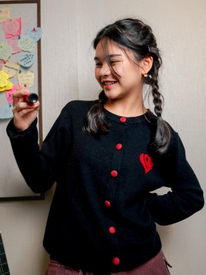 JR DITOX LOVE Knit Cardigan