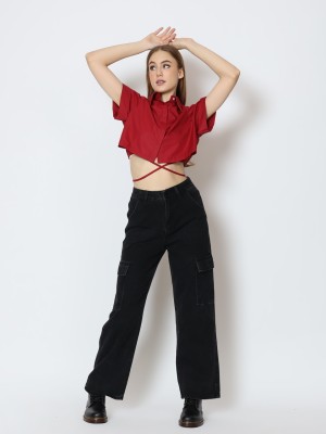 BFP HG Layla Back Tied Shirt Top