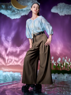 WW Farah Wide Leg High Waist Pants