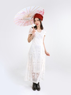 ELITE CNY Margared Midi Lace Dress