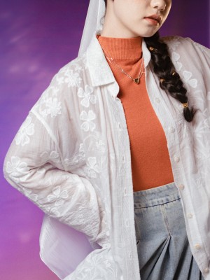 WW High Neck Long Sleeves Tee RO