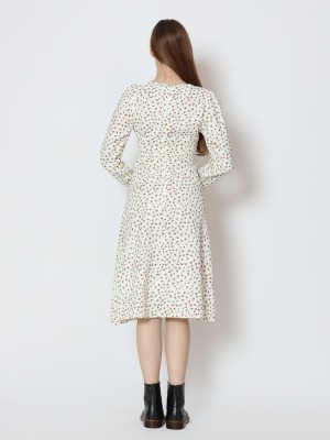 BFP Square neck camille flower dress