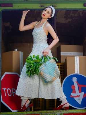 SEA Halter Seaside Dress