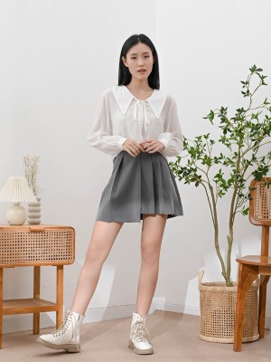 Alda Wide Collar Shirt
