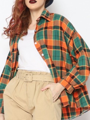 ANF Checkered Oversize Shirt