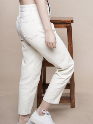 Bucket Unbleached White Pants