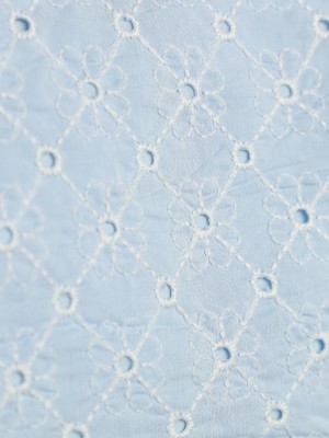 Flower Eyelet Summer Dress