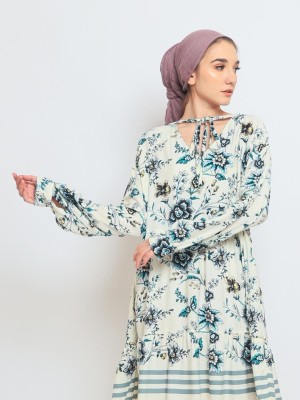 Flower Print Loose Dress